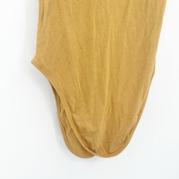 Caden Lane Newborn Baby Bamboo Long Sleeve Knotted Sleep Gown Size 0-3M Mustard - Picture 3 of 6